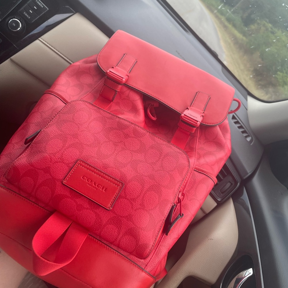 Coach Scarlet Signature Backpack